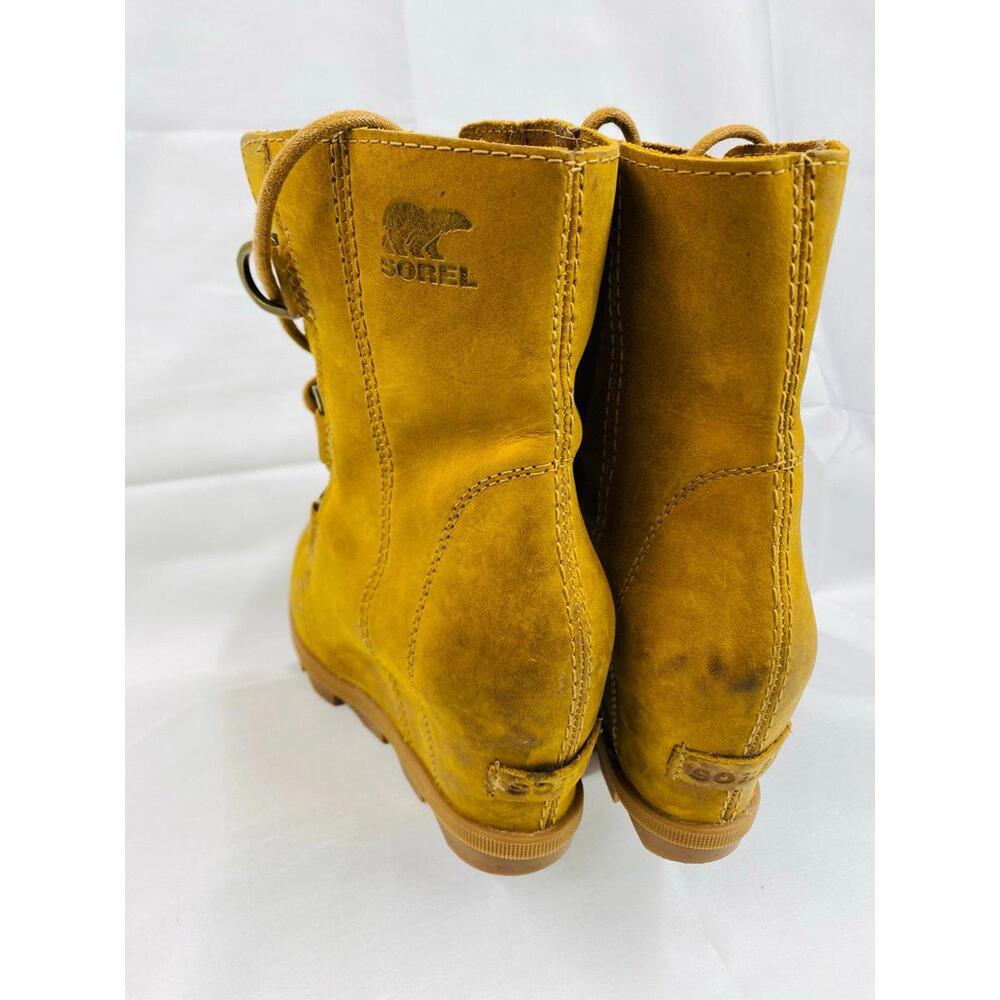 Sorel Joan of Arctic Wedge Mid Boot Ash Brown Waterproof Bootie Women's 6.5 - Picture 4 of 9